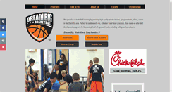 Desktop Screenshot of dreambigbasketball.com